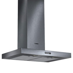 Bosch DWB074W50B Chimney Cooker Hood, Brushed Steel